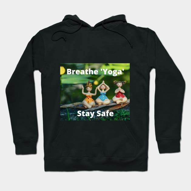 Yoga Breathe Shirt Hoodie by Gnanadev